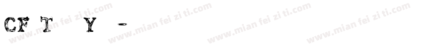 CF TongYan字体转换